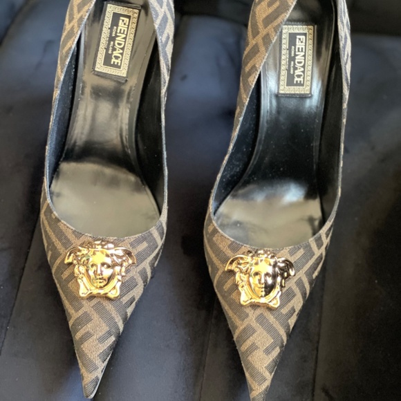 Fendi x Versace Collab Heels - Picture 2 of 10